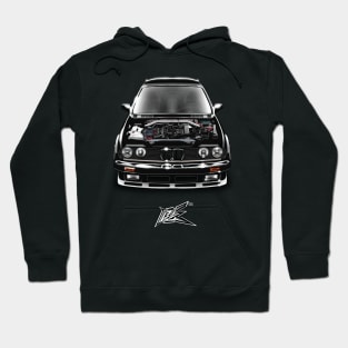 bmw 316is engine bay black Hoodie